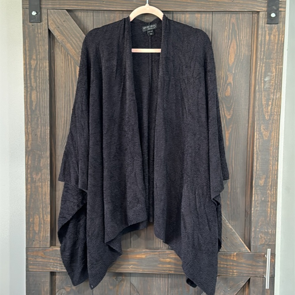 Barefoot Dreams Cozy Chic Women’s Ultra Lite Wrap Black One Size‎